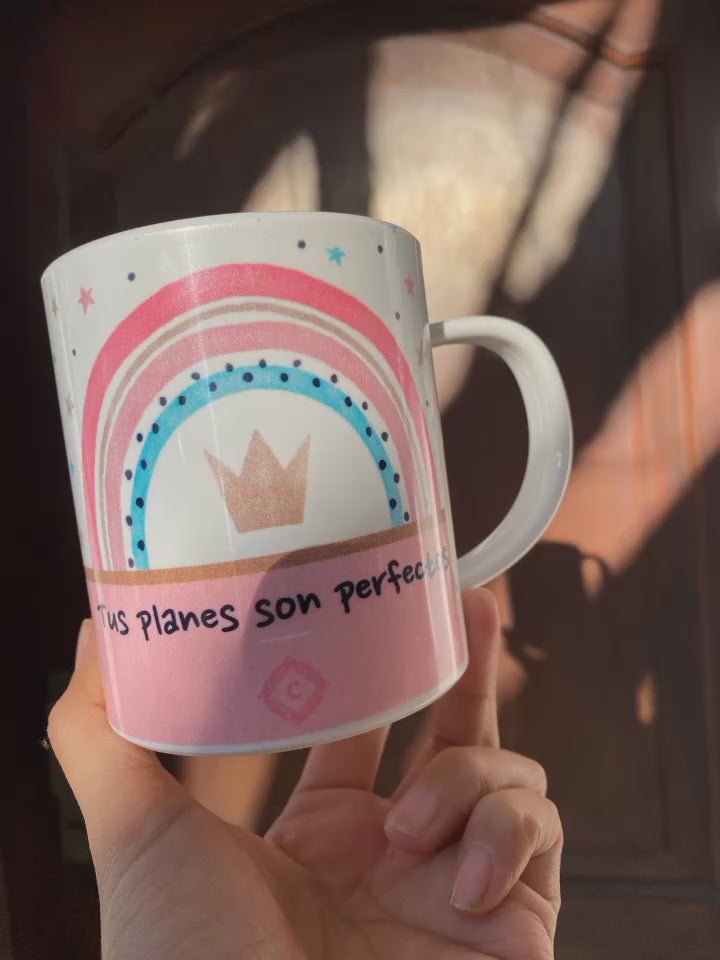 Taza de Melamina — "Tus planes son perfectos"